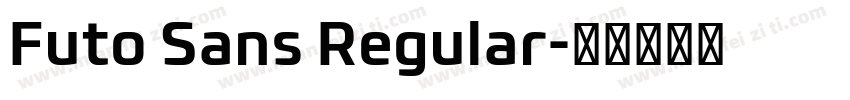 Futo Sans Regular字体转换